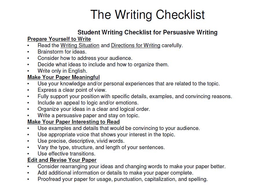 The student write tests. Writing Checklist. Writing topics. Topic 53 writing. Revisit and revise your Plan.